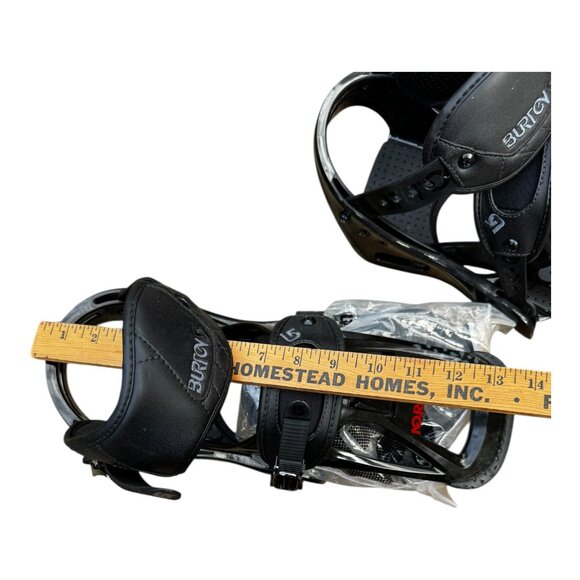 Burton Freestyle Mens Black Snowboard Bindings Sz M (8-11) Support 3 #252184001M - Picture 16 of 16